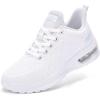 imageLamincoa Womens Running Shoes Lightweight Women Sneakers Cushion Walking Tennis Shoes for Women All White Size 6