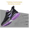 imageLamincoa Womens Running Shoes Athletic Women Sneakers Non Slip Womens Tennis ShoesBlackpurple