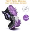 imageLamincoa Womens Running Shoes Athletic Women Sneakers Non Slip Womens Tennis ShoesBlackpurple