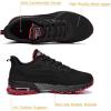 imageLamincoa Womens Running Shoes Athletic Women Sneakers Non Slip Womens Tennis ShoesBlackred