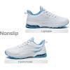 imageLamincoa Womens Running Shoes Athletic Women Sneakers Non Slip Womens Tennis ShoesWhiteblue
