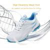 imageLamincoa Womens Running Shoes Athletic Women Sneakers Non Slip Womens Tennis ShoesWhiteblue