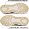 imageLamincoa Womens Walking Lightweight Shoes Non Slip Running Sneakers Tennis Outdoor Workout Shoes for WomenBeige