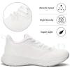 imageLamincoa Womens Walking Lightweight Shoes Non Slip Running Sneakers Tennis Outdoor Workout Shoes for WomenWhite
