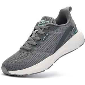 imageLamincoa Womens Walking Lightweight Shoes Non Slip Running Sneakers Tennis Outdoor Workout Shoes for WomenGrey