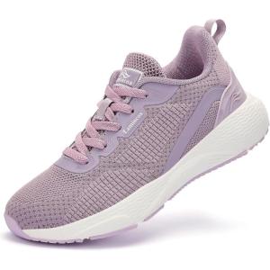 imageLamincoa Womens Walking Lightweight Shoes Non Slip Running Sneakers Tennis Outdoor Workout Shoes for WomenPurple
