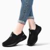 imageLamincoa Womens Comfort Walking Shoes Casual Slip on Sneakers Lightweight Breathable Mesh Athletic Shoes Black 65