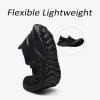 imageLamincoa Womens Comfort Walking Shoes Casual Slip on Sneakers Lightweight Breathable Mesh Athletic Shoes Black 65