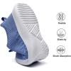 imageLamincoa Womens Slip On Walking Shoes Non Slip Casual Road Running Lightweight Mesh Fashion Sneakers for Gym Travel WorkoutBlue