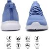 imageLamincoa Womens Slip On Walking Shoes Non Slip Casual Road Running Lightweight Mesh Fashion Sneakers for Gym Travel WorkoutBlue