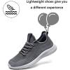 imageLamincoa Womens Slip On Walking Shoes Non Slip Casual Road Running Lightweight Mesh Fashion Sneakers for Gym Travel WorkoutGrey