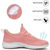 imageLamincoa Womens Slip On Walking Shoes Non Slip Casual Road Running Lightweight Mesh Fashion Sneakers for Gym Travel WorkoutOrange