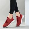 imageLamincoa Womens Slip On Walking Shoes Non Slip Casual Road Running Lightweight Mesh Fashion Sneakers for Gym Travel WorkoutRed