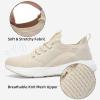 imageLamincoa Womens Running Sneakers Slip on Tennis Sneaker Lightweight Walking Shoes Casual Athletic Sneakers for Outdoor Gym Sports WorkoutBeige
