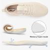 imageLamincoa Womens Running Sneakers Slip on Tennis Sneaker Lightweight Walking Shoes Casual Athletic Sneakers for Outdoor Gym Sports WorkoutBeige