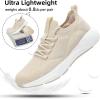 imageLamincoa Womens Running Sneakers Slip on Tennis Sneaker Lightweight Walking Shoes Casual Athletic Sneakers for Outdoor Gym Sports WorkoutBeige