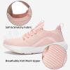 imageLamincoa Womens Running Sneakers Slip on Tennis Sneaker Lightweight Walking Shoes Casual Athletic Sneakers for Outdoor Gym Sports WorkoutPink
