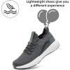 imageLamincoa Womens Sneakers Running Tennis Shoe Lightweight Walking Shoes Casual Workout Gym Sneaker for WomensDeep Grey
