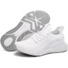 imageLamincoa Womens Sneakers Running Tennis Shoe Lightweight Walking Shoes Casual Workout Gym Sneaker for WomensWhite