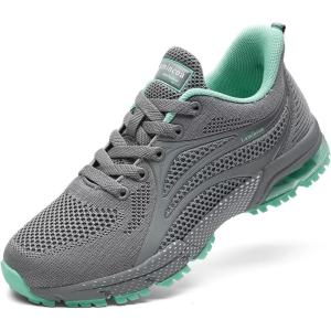 imageLamincoa Womens Running Shoes Athletic Women Sneakers Non Slip Womens Tennis ShoesGrey