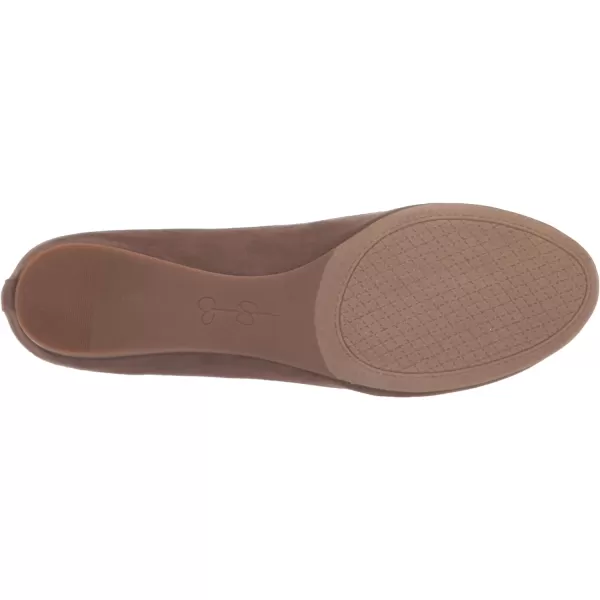 Jessica Simpson Mandayss Women's Pull-On Criss-Cross Ankle Ballet Flats Shoes