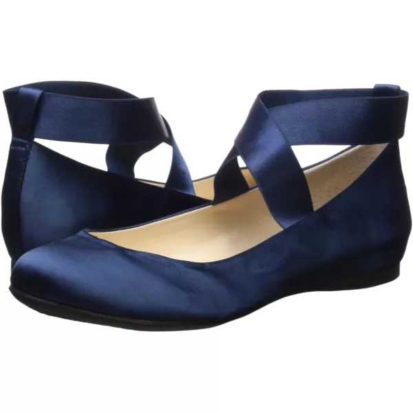 Jessica Simpson Mandayss Women's Pull-On Criss-Cross Ankle Ballet Flats Shoes