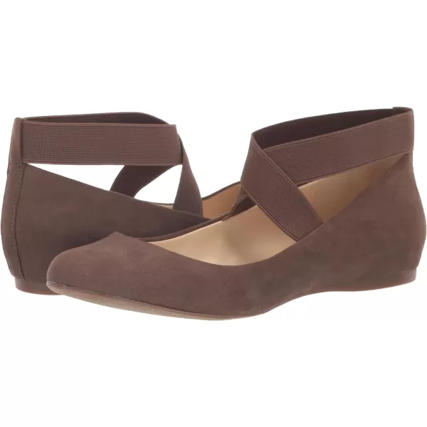 Jessica Simpson Mandayss Women's Pull-On Criss-Cross Ankle Ballet Flats Shoes
