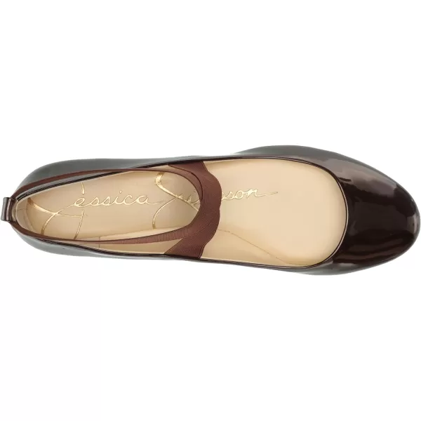 Jessica Simpson Mandayss Women's Pull-On Criss-Cross Ankle Ballet Flats Shoes
