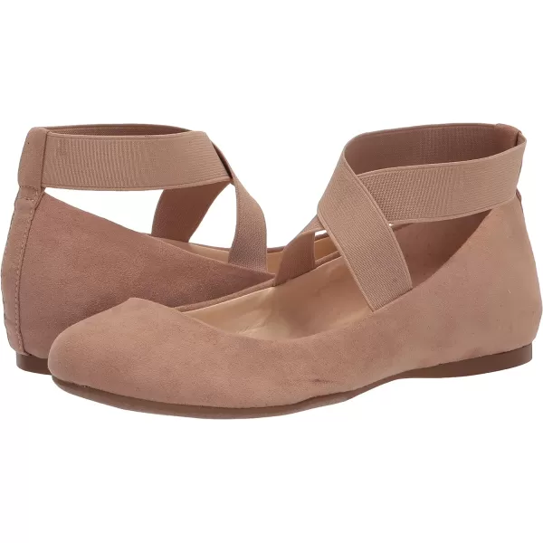 Jessica Simpson Mandayss Women's Pull-On Criss-Cross Ankle Ballet Flats Shoes