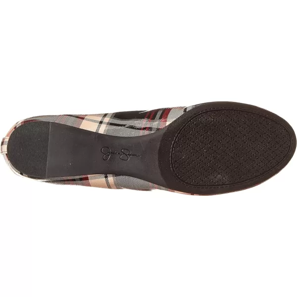 Jessica Simpson Mandayss Women's Pull-On Criss-Cross Ankle Ballet Flats Shoes