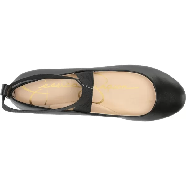 Jessica Simpson Mandayss Women's Pull-On Criss-Cross Ankle Ballet Flats Shoes