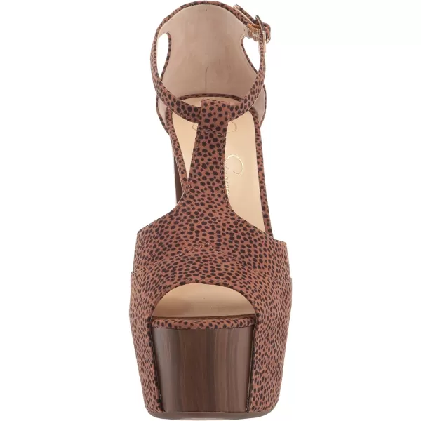 Jessica Simpson Womens Dany 3 Floral Heeled Platform Sandals