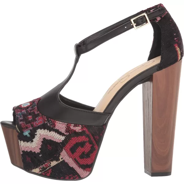 Jessica Simpson Womens Dany 3 Floral Heeled Platform Sandals