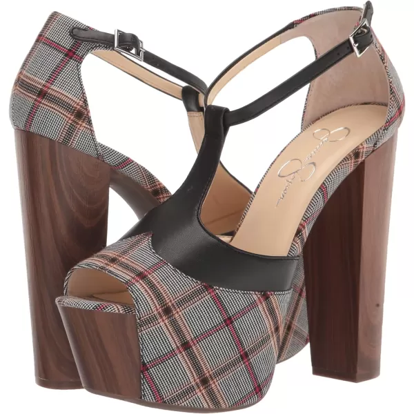 Jessica Simpson Womens Dany 3 Floral Heeled Platform Sandals