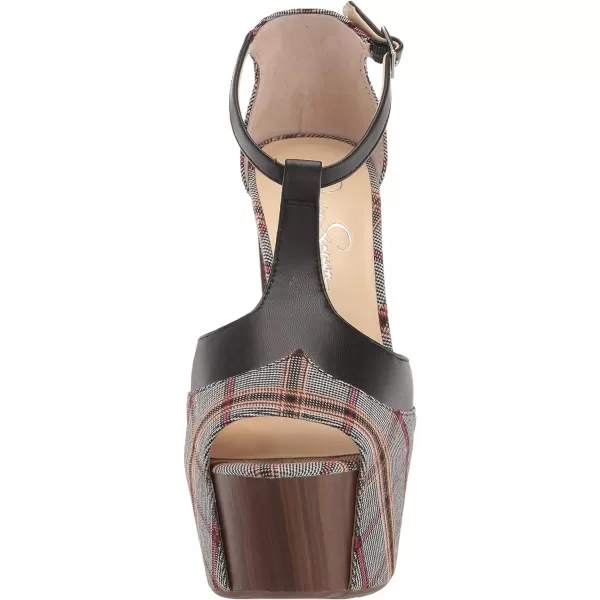 Jessica Simpson Womens Dany 3 Floral Heeled Platform Sandals
