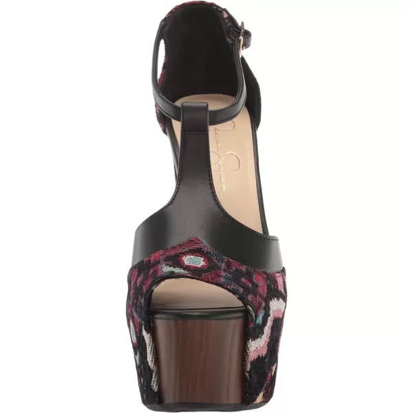 Jessica Simpson Womens Dany 3 Floral Heeled Platform Sandals