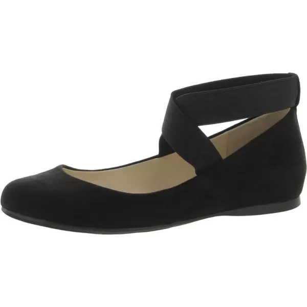 Jessica Simpson Mandayss Women's Pull-On Criss-Cross Ankle Ballet Flats Shoes