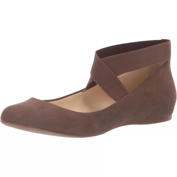 Jessica Simpson Mandayss Women's Pull-On Criss-Cross Ankle Ballet Flats Shoes