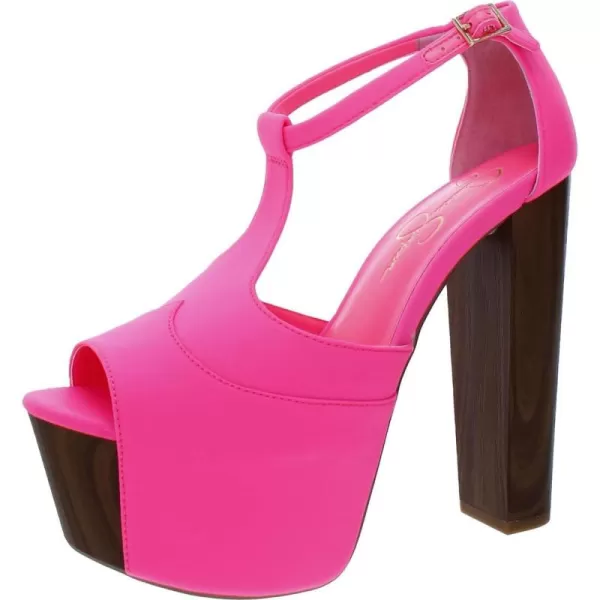 Jessica Simpson Womens Dany 3 Floral Heeled Platform Sandals