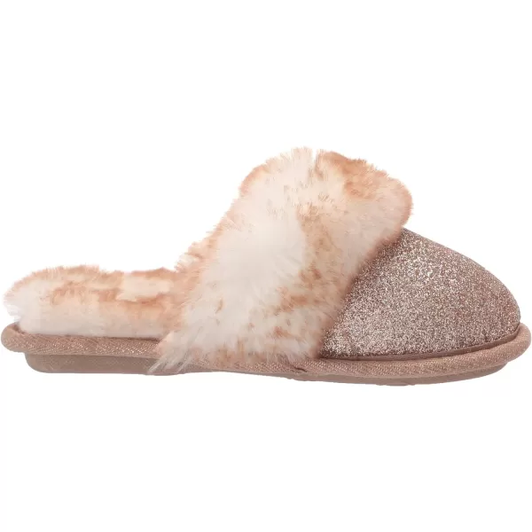 Jessica Simpson Girls Comfy Slippers - Cute Faux Fur Slip-on Shoes Memory Foam House Slipper