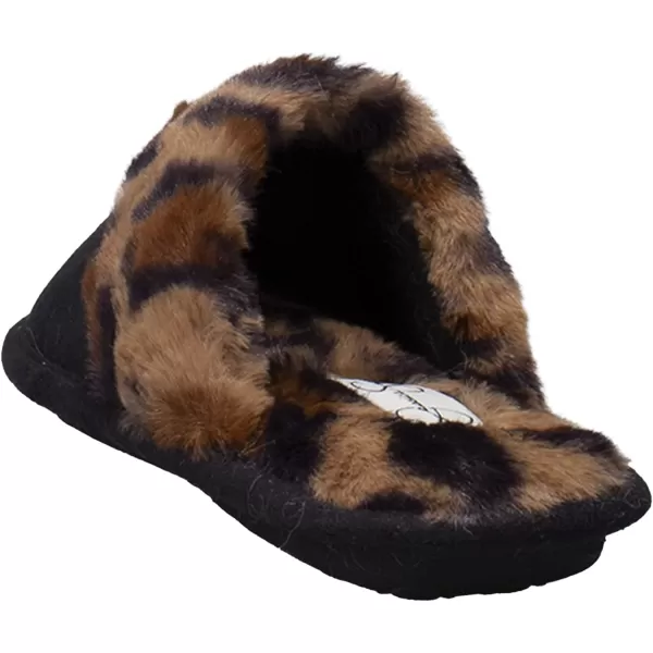 Jessica Simpson Girls Comfy Slippers - Cute Faux Fur Slip-on Shoes Memory Foam House Slipper
