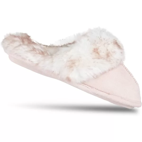 Jessica Simpson Girls Comfy Slippers - Cute Faux Fur Slip-on Shoes Memory Foam House Slipper