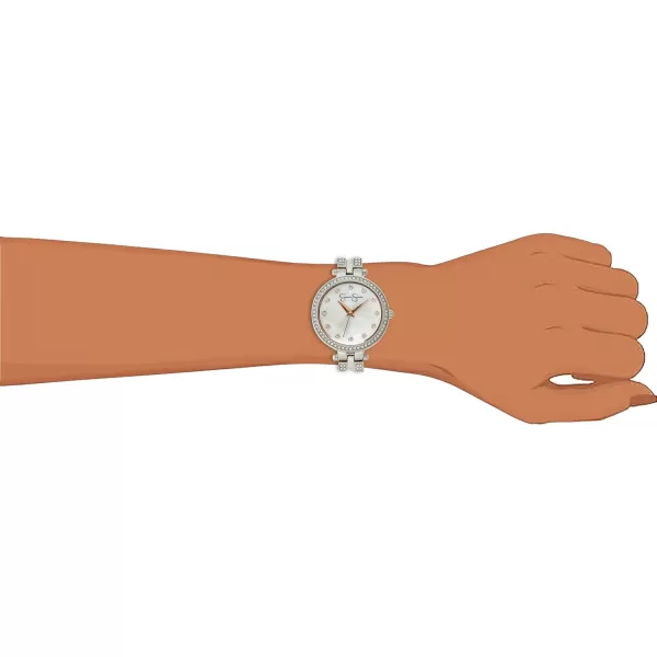 Jessica Simpson Womens Watches with a Crystal Diamond Bangle, Analog Quartz Dress Wrist Watch for Women - Unique Gifts for Her