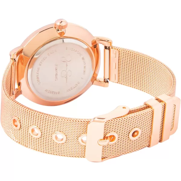 Jessica Simpson Womens Watches with a Mesh Band and Diamonds, Analog Quartz Dress Wrist Watch for Women - Unique Gifts for a Woman