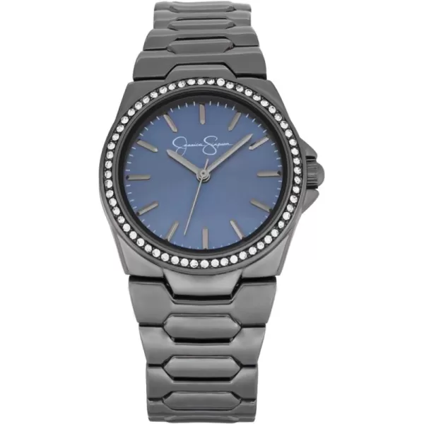 Jessica Simpson Womens Watches with Crystal Diamonds, Analog Quartz Dress Wrist Watch for Women - Unique Gifts for Her
