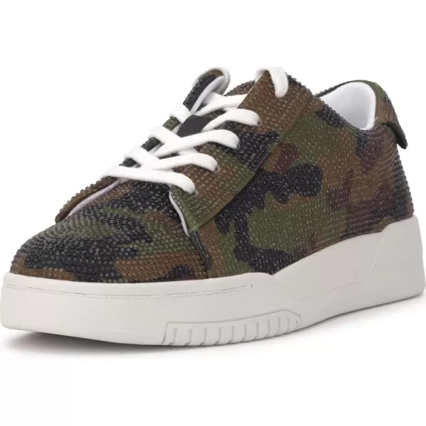 Jessica Simpson Women's Silesta Rhinestone Low Top Causal Fashion Sneakers