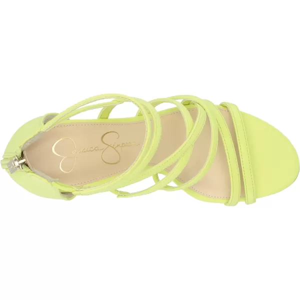 Jessica Simpson Stassey Women's Caged Faux Leather Back Zip Dress Sandals