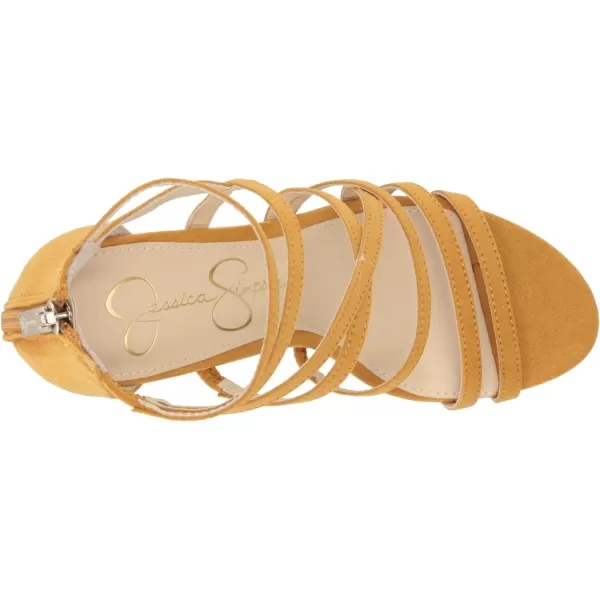 Jessica Simpson Stassey Women's Caged Faux Leather Back Zip Dress Sandals