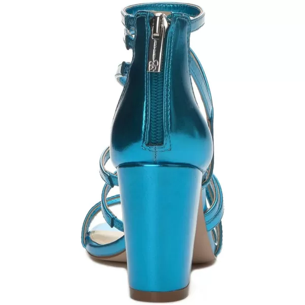 Jessica Simpson Stassey Women's Caged Faux Leather Back Zip Dress Sandals