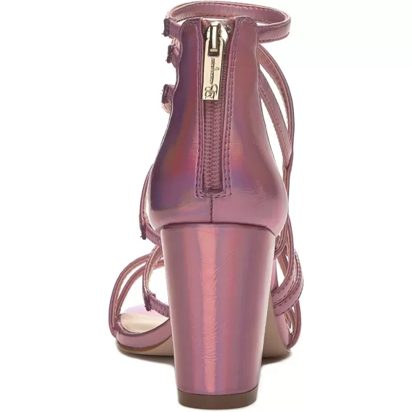 Jessica Simpson Stassey Women's Caged Faux Leather Back Zip Dress Sandals